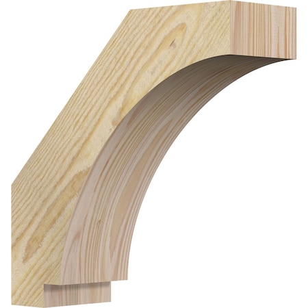 Ekena Millwork 4"W x 12"D x 12"H Imperial Rough Sawn Knee Brace, Douglas Fir BRC04X12X12IMP00RDF